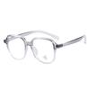 M3512 marca grande moda estilo ins para hombre y mujer marco grande anti luz azul montura de gafas lisa para golpear cara grande adelgazante montura óptica