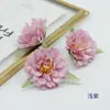 Simulação de Flor de Peônia Mori Sacola de Materiais Artesanais DIY Flor Artificial Adereço de Cabeça Étnico Grampo de Cabelo Xunpu Produção de Flores