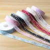 Cinta de Gasa de Poliéster Ondulada de 2.5cm Copo de Nieve Cinta para Empaque de Flores Frescas Ramo Cinta para Hornear Pasteles Accesorios para el Cabello Hechos a Mano de Alta Calidad