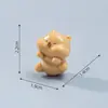 Oveja Capibara Linda Recostada Figura de Animal Pequeño Gránulos Lindos Accesorios Decorativos diy Soporte para Escritorio de Coche Adorno Pequeño