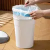 Cubo de Basura Grande con Tapa abatible BNBS para Cocina del Hogar, Contenedor de Almacenamiento de Residuos Alimenticios, Tapa abatible, a Prueba de Mosquitos e Insectos, Cubo Higiénico