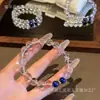 Pulsera de Cristal Natural del Mar del Este DIY Hecha a Mano Pulsera de Amatista Citrino Joyería de Piedra Energética Suministro para Transmisión en Vivo de Mujeres