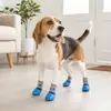 Meias impermeáveis para animais de estimação, galochas de silicone para cães, meias para gatos, sapatos e meias antiderrapantes resistentes ao desgaste, sapatos para esportes ao ar livre, quentes