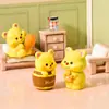 Oso de Miel y Mantequilla de Dibujos Animados Muñeca Linda Adornos de Escritorio Accesorios para Diseño de Micro Paisajes Accesorios de Resina DIY