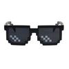 Gafas de Sol Mosaico Estilo TikTok Fiesta Gafas de Sol Anime Minecraft Personalidad Gafas de Sol Pixeladas