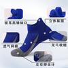 Meias esportivas profissionais, meias de badminton com fundo de toalha, antiderrapantes, absorventes de suor, respiráveis, desodorantes, meias curtas para corrida masculinas