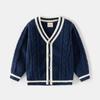 Suéteres para Niños al por Mayor 2026 Otoño e Invierno Estilo Nuevo Cárdigans de Punto para Niños Estilo Coreano Ropa para Niños Tops para Bebés Dropshipping