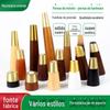 Conjunto de cobre Pernas de madeira Pernas de armário de TV personalizadas Pernas de sofá Mesa de centro Conjunto de cobre Pernas de madeira Pernas de sofá de madeira maciça cônicas Conjunto de cobre Pernas de madeira