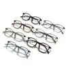 Óculos Tendência de Armação Quadrada para Mulheres, Adequados para Lentes de Grau, Bloqueio de Luz Azul, Efeito Emagrecedor para Rostos Grandes, Aparência Natural, Armações de Óculos de Metal Tr90