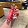 Nuevo llavero grande de Sanrio Oso Fresa, colgante para mochila de estudiante, muñeco de dibujos animados, decoración de bolso