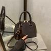 Design de Nicho de Alta Qualidade Verão 2026 Nova Moda Versátil Estiloso Texturizado Bolsa de Ombro Cruzada Bolsa Concha