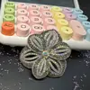 Accesorios de Ropa con Forma de Flor Tridimensional Transfronterizos, Zapatos y Bolsos con Pedrería, Accesorios de Flor de Cristal, Accesorios para el Cabello con Pedrería Caliente Hechos a Mano para DIY