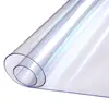 Mantel Transparente de Vidrio Blando PVC Mantel para Mesa de Café Impermeable y a Prueba de Aceite Sin Lavado Mantel para Mesa de Comedor Tablero de Cristal Mantel para Escritorio