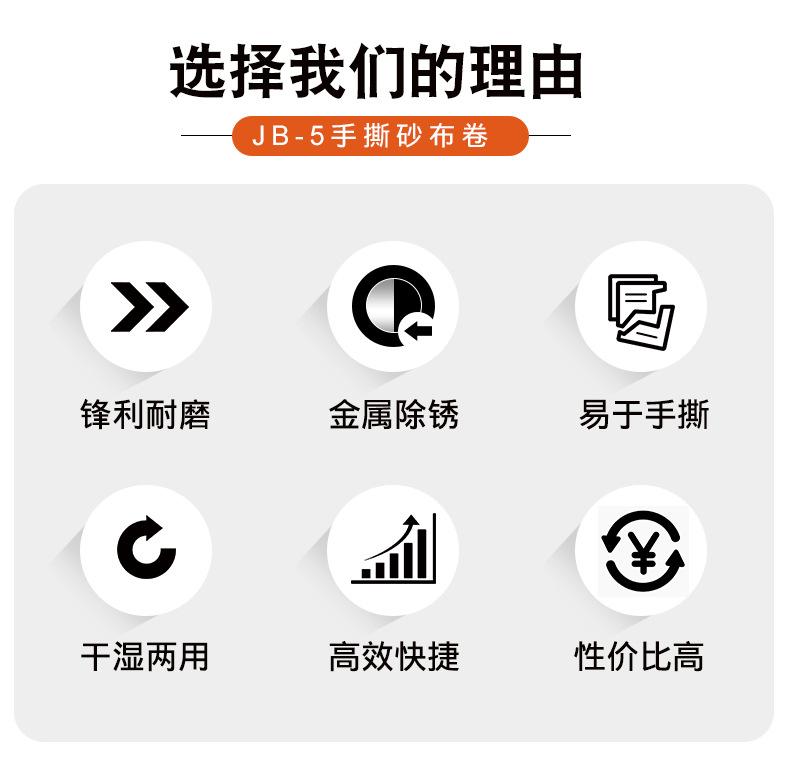 犀利JB-5砂布卷