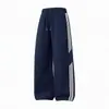 Conjunto casual de ropa deportiva de otoño con tres rayas para hombre, sudadera con capucha tipo cárdigan versátil, ropa deportiva casual de moda, admite impresión personalizada