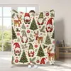 2026 Nova Manta de Flanela de Natal Personalizada Presente de Feriado Transfronteiriço Amazon Manta de Rena de Natal