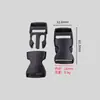 Hebilla de Cintura de Plástico en Stock del Fabricante Accesorios para Equipaje Ajuste Único Hebilla de Seguridad para Automóvil Cierre de Plástico