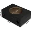 Caja de Altavoz para Coche de 8 pulgadas 10 pulgadas 12 pulgadas Caja Vacía Caja de Madera Vehículo Hogar Subwoofer Carcasa de Altavoz