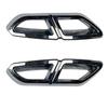 Adequado para a nova decoração de acabamento cromado para a moldura do escapamento com quatro saídas do Volkswagen Magotan Passat B8L