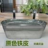 Gancho de Doble Propósito Transfronterizo Color Natural Maceta Oval Desmontable Gancho de Resorte Cubo Cubo para Plantas Jarrón