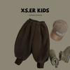Pantalones de Invierno para Niños Estilo Coreano para Niñas Sueltos de Terciopelo Engrosados Cálidos para Bebé Pantalones de Pana de Invierno