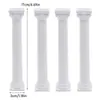 Juego de 4 piezas de soporte de pilastra romana retro para pastel de capas-soporte de soporte para decoración de bodas y fiestas de varias capas