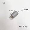 Campana colgante de aleación de zinc con diámetro interior de 2,7~7 mm se puede equipar con tornillos para detener hebilla de cuerda gorra de cabeza de suéter hebilla colgante botón de presión de cabeza de cuerda