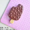 Comida y juego, mordedura de chocolate, paleta, accesorios de resina, crema, pegamento, adornos de bricolaje, carcasa de teléfono móvil, accesorios para el cabello, material colgante