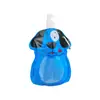 Suministro de fábrica 300ml patrón de animal de dibujos animados hervidor plegable portátil para niños taza de agua para exteriores bolsa de agua al por mayor