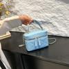 2024 primavera e verão novo portátil mini bag romboide pequeno Chanel estilo saco de corrente All-match ombro crossbody batom bolsa pequena