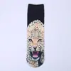 Calcetines de expresión emoji cara sonriente comercio exterior gato solo estampado animal calcetines de impresión digital 3D de doble cara calcetines de tubo AliExpress