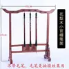 Soporte para pincel de sándalo rojo palo de rosa soporte para pincel de madera maciza de caoba estudio antiguo cuatro tesoros oficina Lei De planta