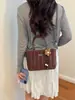 Bolso cuadrado pequeño versátil casual para mujer transfronterizo, bolso de hombro de moda Hengegeng nuevo, bolsa de regalo, bolso tote para mujer