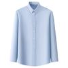 Camisa Social Casual Masculina Oxford Four Seasons 100% Algodão Nova Primavera Cor Sólida Oxford Manga Longa
