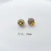 Nuevos Accesorios de Joyería con Hebilla Redonda Tallada en Madera Colorida Estilo Chino Botones Decorativos para Traje Tang Cheongsam Hanfu