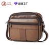 Nova Bolsa de Ombro para Negócios Bolsa de Couro Bolsa Masculina Bolsa Masculina Horizontal de Couro de Vaca Bolsa Transversal Casual de Couro Genuíno Mochila Pequena