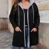 Otoño 2025 Europeo y Americano Comercio Exterior Amazon Plataforma Independiente Suministro Elegante Color Sólido Patchwork Falso Dos Piezas Talla Grande Top para Mujer