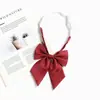 Estilo Japonés JK Corbata de Lazo Roja para Mujer Estilo Universitario Ropa con Lazo Accesorios Marinetwear Decoración de Camisa Flor en el Cuello de Mujer Moda