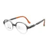 Armazón de Gafas Retro Tr90 de Silicona para Niños y Estudiantes con Varillas Antideslizantes Ajustables, Venta al por Mayor desde la Tienda de Fábrica de Gafas de Danyang