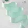 Serie de Color Sólido Cinta Verde Menta Cinta de Algodón Brillante por Ambos Lados Lazo para Ramo de Flores Corbata de Moño Cinta Floral para Manualidades