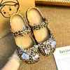 Zapatos de Ballet Populares con Estampado de Leopardo, Nuevos Zuecos Lindos con Hebillas Decorativas, Accesorios para Zapatos DIY de Moda y Versátiles, Desmontables