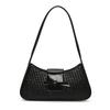 Bolsa de Axila Casual de Design Nicho Estilo Coreano para Mulheres 2025 Nova Moda Elegante Textura para Trabalho Personalizada Bolsa Crescente