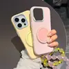 Funda de silicona suave color macarrón, adecuada para Apple 18 Pro Max, funda para iPhone 17 de cobertura total, a prueba de caídas, con soporte magnético