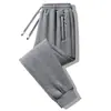 Pantalones gruesos de lana de cordero para hombre, pantalones largos extra gruesos con forro polar de invierno, pantalones de chándal de otoño e invierno, pantalones casuales con forro polar transfronterizos