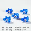 Cuentas de Cristal para Peces Dorados Cuentas Sueltas de Animales de Cristal Material para Ensartar Cuentas DIY Accesorios para Joyería Al por Mayor