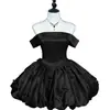 Vestido Pomposo de Lujo para Cita Nocturna, Vestido de Satén de un Hombro, Vestido de Noche Dulce y Elegante de Nicho