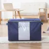 Saco de Armazenamento, Saco de Armazenamento de Colcha com Janela Visível, Saco Organizador de Roupas, Saco de Embalagem para Mudança de Roupas, Saco de Colcha Espesso à Prova de Poeira