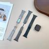 Adecuado para Apple 8910 Borde Curvo Extracción Lateral Correa de Reloj de Acero Inoxidable Huawei Gt5 Samsung 18 20 22mm Correa de Muñeca de Metal