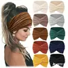 Diadema Elástica Transfronteriza Fitness Deportes Diadema de Ala Ancha Yoga Absorbente de Sudor Bufanda de Moda Diadema Accesorio para el Cabello Estilo Pastoral