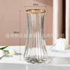 Vaso vintage em relevo decoração de alta qualidade em estilo vaso de vidro grande de aparência alta arranjo de flores de plantas hidropônicas fábrica